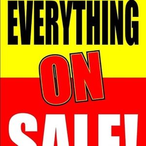 Everything on sale